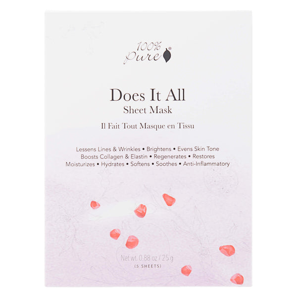 100%Pure DoesItAllSheetMask 5Sheets 