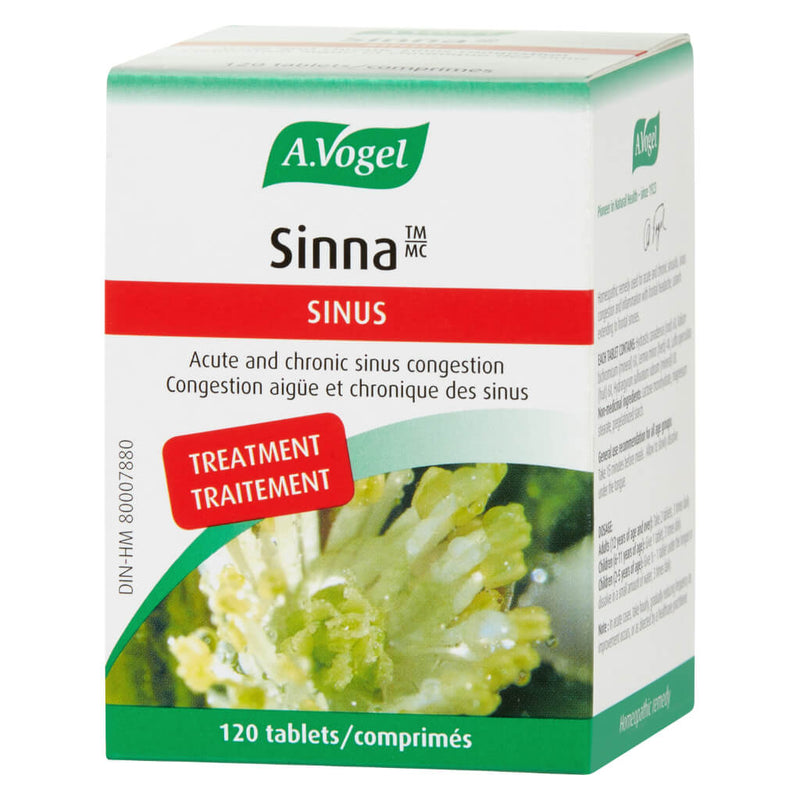 Box of A. Vogel Sinna Sinus 120 Tablets