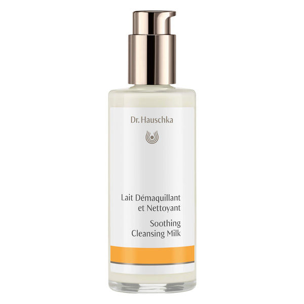 Pump Bottle of Dr. Hauschka Soothing Cleansing Milk 145 Milliliters