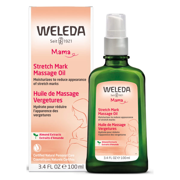 Spray Bottle of Weleda Stretch Mark Massage Oil 3.4 Ounces