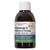 OptimumHealthVitamins Synergy-3OptimumOmega 200ml