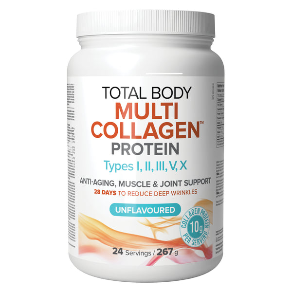 NaturalFactors TotalBodyCollagenProtein Unflavoured 24Servings 267g