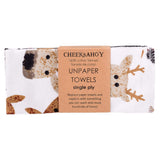 Cheeks Ahoy Unpaper Towel, Single Ply Assorted Seasonal Christmas 