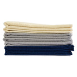 Cheeks Ahoy Unpaper Towel, Single Ply Warm Neutral Navy Tones 8-Pack