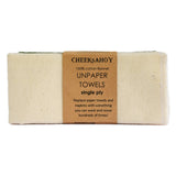 Cheeks Ahoy Unpaper Towel, Single Ply Warm Neutral Olive Tones 8-Pack