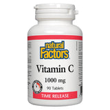 Bottle of Vitamin C 1000 mg Time Release 90 Tablets