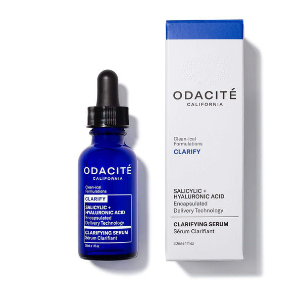 Dropper Bottle of Odacite Salicylic + Hyaluronic Acid Clarifying Serum 30 mL