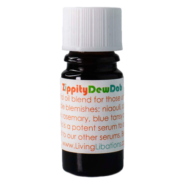 Bottle of LivingLibations ZippityDewDab 5ml